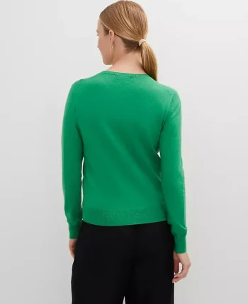 Ann Taylor Sweaters|All Sweaters|Ann Cardigan Natural Green