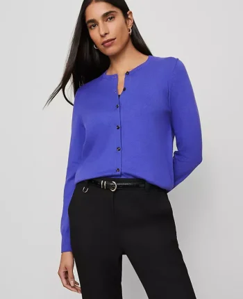 Ann Taylor Sweaters|All Sweaters|Ann Cardigan Liberty Purple