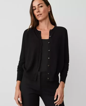 Ann Taylor Sweaters|All Sweaters|Ann Cardigan Black
