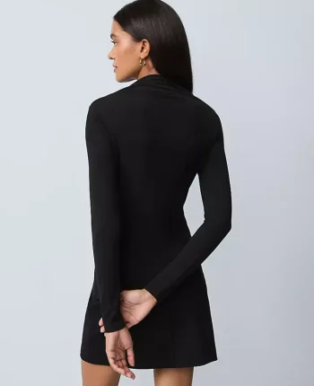 Ann Taylor Tops And Blouses|Asymmetric Ruched Top Black