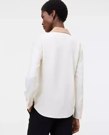 Ann Taylor Tops And Blouses|Button Down Shirt Creamy White