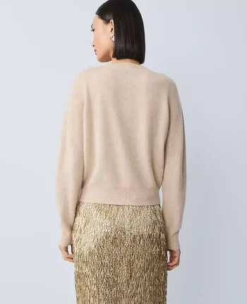 Ann Taylor Cashmere|Sweaters|Cashmere Ann Cardigan Oatmeal