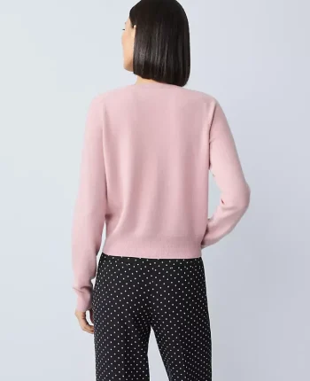 Ann Taylor Cashmere|Sweaters|Cashmere Ann Cardigan Pale Mauve
