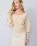 Ann Taylor Cashmere|Sweaters|Cashmere V-Neck Sweater Oatmeal