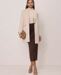 Ann Taylor Jackets And Blazers|Chesterfield Coat Pale Sandalwood