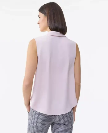 Ann Taylor Tops And Blouses|Cowl Neck Top Pink Dust
