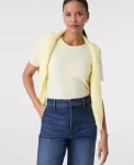 Ann Taylor Tops And Blouses|Crew Neck Tee Tender Yellow