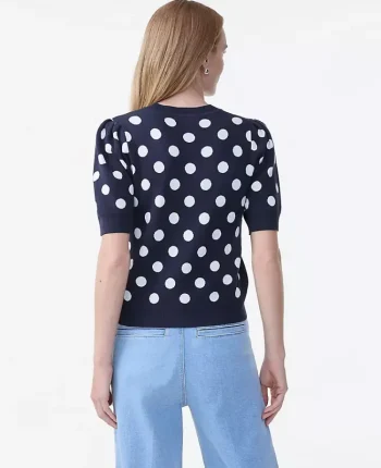 Ann Taylor Sweaters|All Sweaters|Dotted Sweater Tee Night Sky