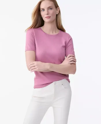 Ann Taylor Sweaters|All Sweaters|Easy Sweater Tee Smokey Rose