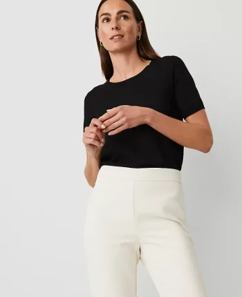 Ann Taylor Sweaters|All Sweaters|Easy Sweater Tee Black