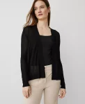 Ann Taylor Sweaters|All Sweaters|Essential Open Cardigan Black