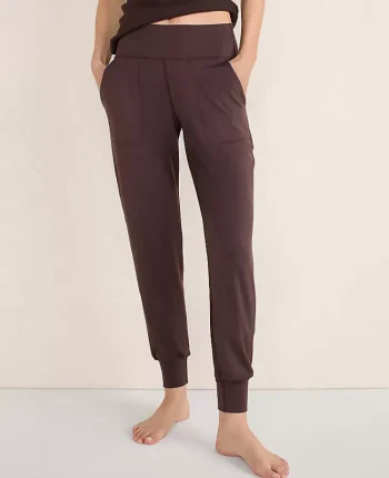 Ann Taylor All Weekend|Haven Well Within Balance 1.0 Joggers Dark Currant