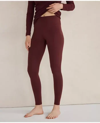 Ann Taylor All Weekend|Haven Well Within Balance 1.0 Leggings Burgundy