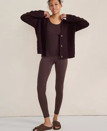 Ann Taylor All Weekend|Haven Well Within Felted Wool Slides Marl Brown Heather