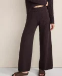 Ann Taylor All Weekend|Haven Well Within Organic Cotton Blend Pintuck Wide Leg Pants Cashew Tan