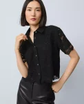 Ann Taylor Tops And Blouses|Lace Modern Blouse Black