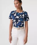 Ann Taylor Tops And Blouses|Paisley Crew Neck Tee Night Sky
