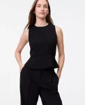 Ann Taylor Tops And Blouses|Peplum Top Black
