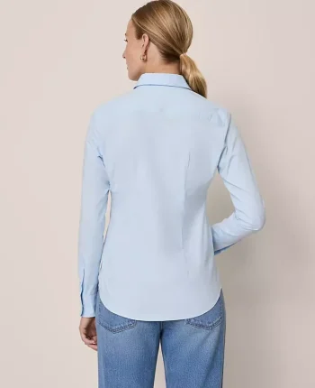 Ann Taylor Tops And Blouses|Perfect Shirt Cloudless Day