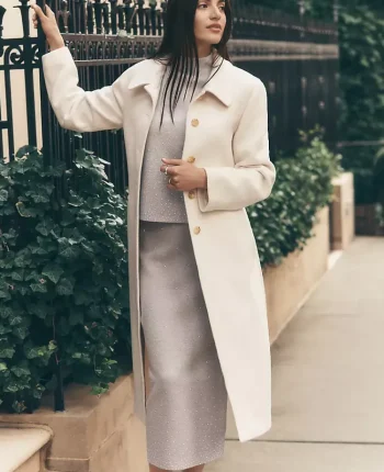 Ann Taylor Petite Jackets And Blazers|Petite Belted Everyday Coat Winter White
