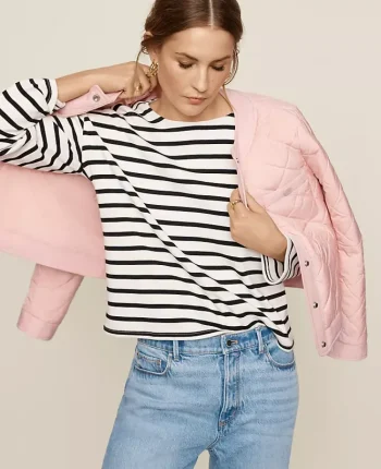 Ann Taylor Petite Weekend|Petite Weekend|Petite Weekend Collection Stripe Relaxed Long Sleeve Top Ww - Black