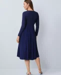 pleated-crepe-flare-dress-OQyYlsge-0.webp