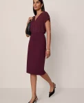 Ann Taylor Skirts|Ponte Pencil Skirt Poised Plum
