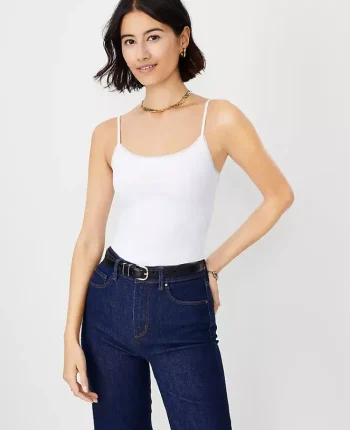 Ann Taylor Tops And Blouses|Stretch Cami White
