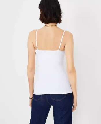 Ann Taylor Tops And Blouses|Stretch Cami White
