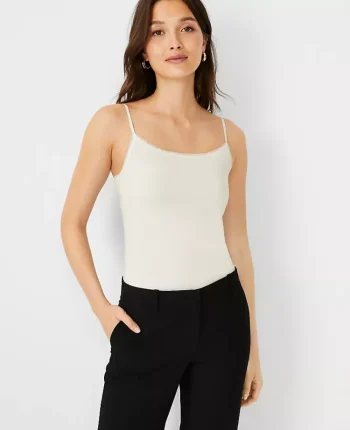 Ann Taylor Tops And Blouses|Stretch Cami Ivory