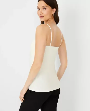 Ann Taylor Tops And Blouses|Stretch Cami Ivory