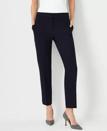Ann Taylor Suits|Suits|The Ankle Pant In Seasonless Stretch - Curvy Fit Deep Navy Sky