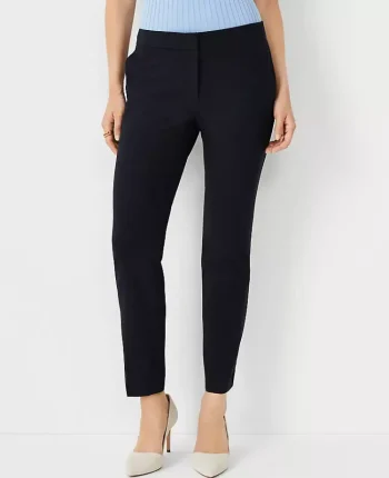 Ann Taylor Suits|Suits|The Ankle Pant In Seasonless Stretch - Curvy Fit Perfect Navy