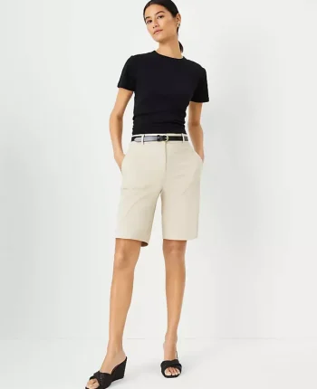 Ann Taylor Pants|The Boardwalk Short Soft Khaki