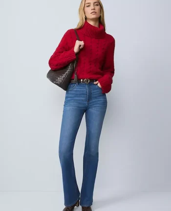 Ann Taylor Jeans|Weekend Pants & Jeans|The Boot Jean Refined Dark Indigo Wash