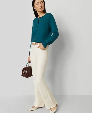 Ann Taylor Jeans|The Boot Jean Ivory