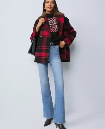 Ann Taylor Jeans|Weekend Pants & Jeans|The Boot Jean Bright Mid Indigo Wash