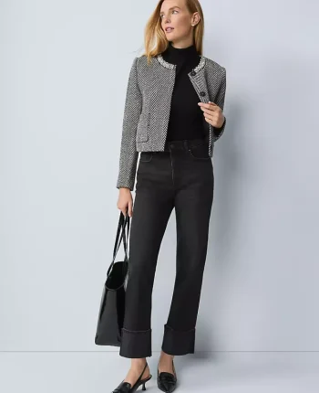 Ann Taylor Jeans|The Boyfriend Jean Washed Black