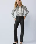 Ann Taylor Jeans|The Coated Perfect Straight Jean Black Coated