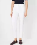 Ann Taylor Pants|The Cotton Crop Pant White