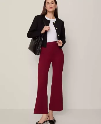 Ann Taylor Jackets And Blazers|Suits|The Crew Neck Jacket In Ponte Black