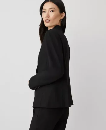 Ann Taylor Jackets And Blazers|Suits|The Cutaway Blazer In Bi-Stretch Black