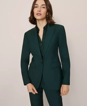 Ann Taylor Jackets And Blazers|Suits|The Fitted Long Blazer Pine Grove
