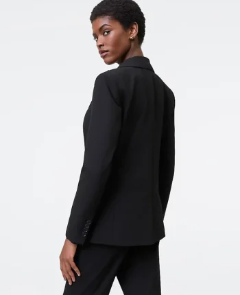 Ann Taylor Jackets And Blazers|Suits|The Fitted Long Blazer Core Black