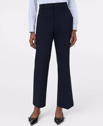 Ann Taylor Suits|Suits|The Flare Ankle Pant Deep Navy Sky