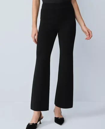 Ann Taylor Pants|The Flare Sweater Pant Black