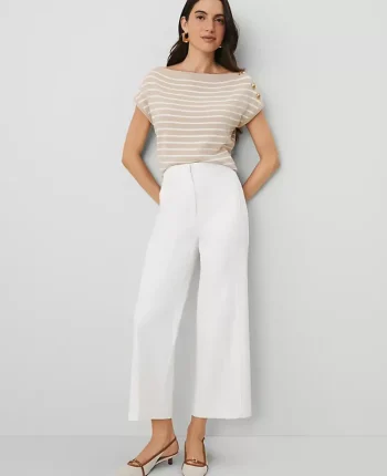 Ann Taylor Pants|The Grace Straight Pant White