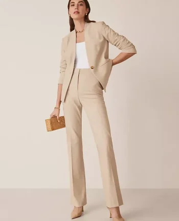 Ann Taylor Suits|Suits|The High Rise Skinny Trouser In Bi-Stretch Toasted Oat