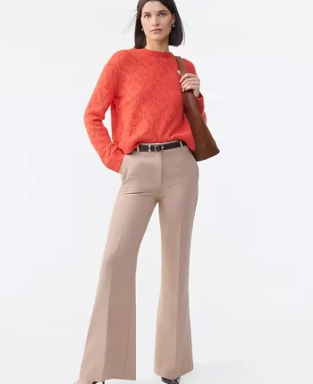 Ann Taylor Pants|The Margot Trouser In Bi-Stretch Weathered Oak