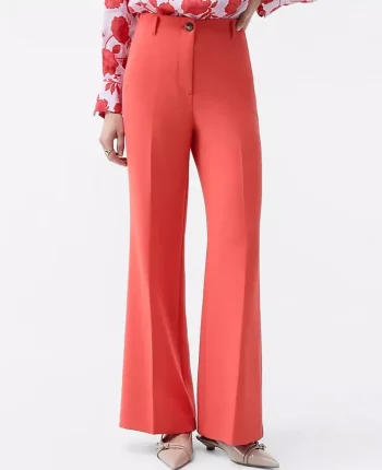 Ann Taylor Pants|The Margot Trouser In Bi-Stretch Fiery Sunset